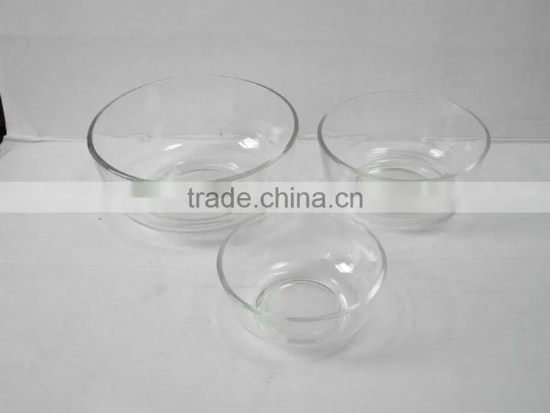 ecofriendly upmarket transparent glass salad soup bowl