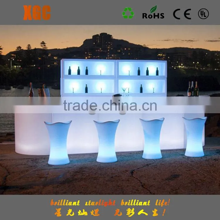 Bar tables lighting, glow table 4 pcs a set
