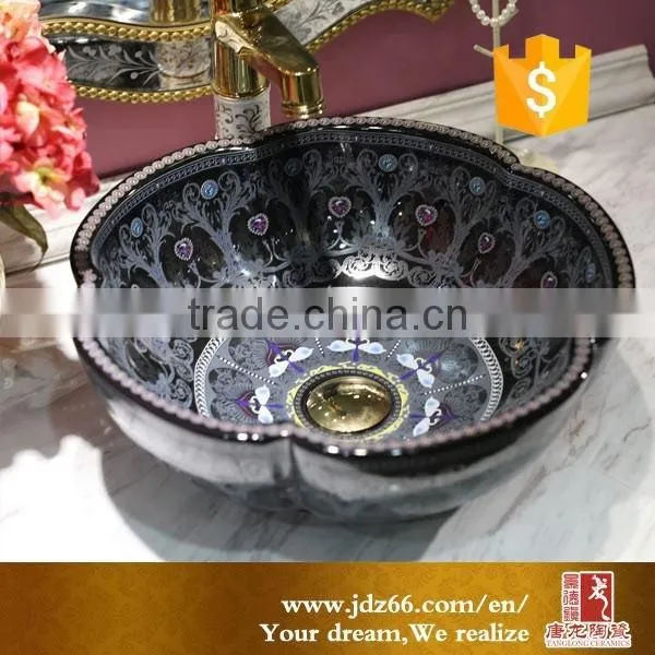 Jingdezhen ceramic washbasin table top hand wash basin