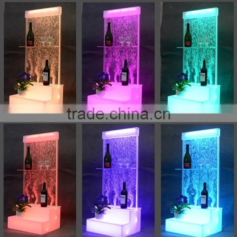 wedding stage party glowing led cabinet decoration set