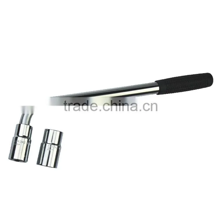 High quality L type wheel wrech with socket