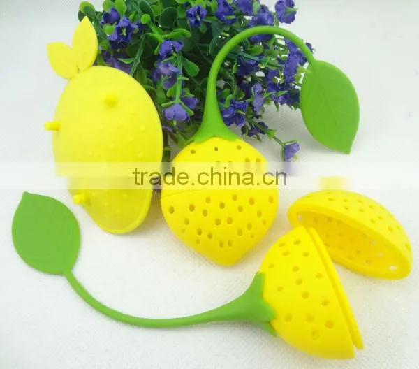 Super Cute Fantastic Strawberry Tea Infuser Design kitchen silicone strainer