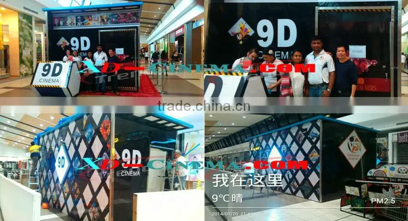 amusement park projects 3d 4d 5d 6d cinema 5d cinema theater movi with truck