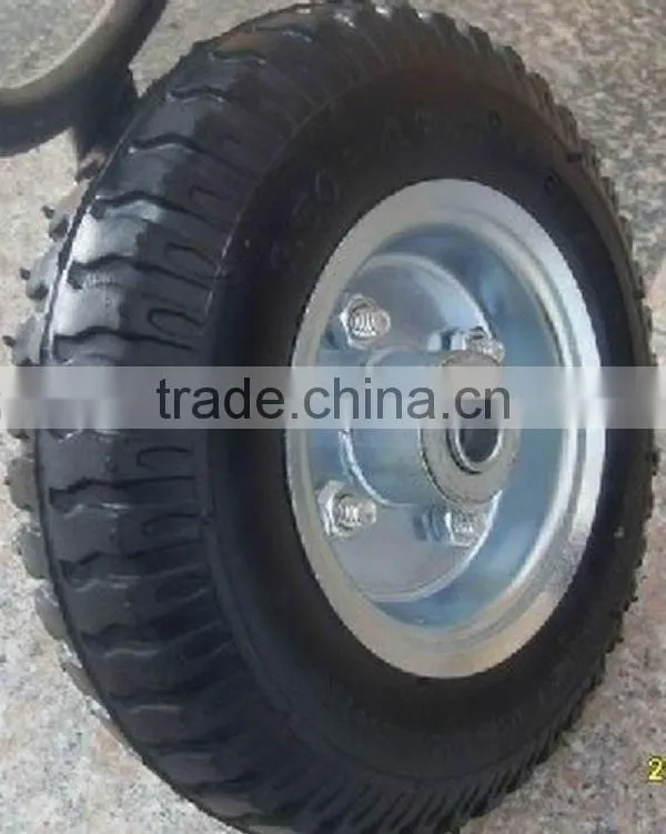 2.50-4 wholesale pneumatic trolley wheel