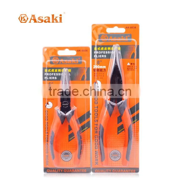 AK-8038 American Type long nose clamp plier
