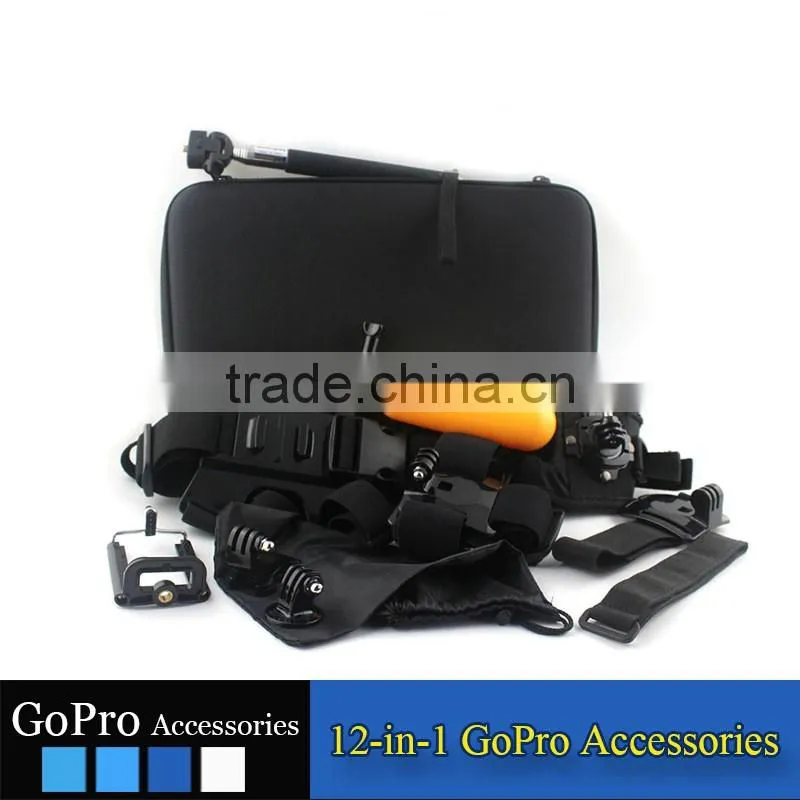 Hot sale OEM factory 13 in 1 Gopros Accessories bundle sets for sports camera