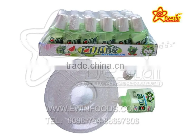 Watermelon flavor sour powder candy