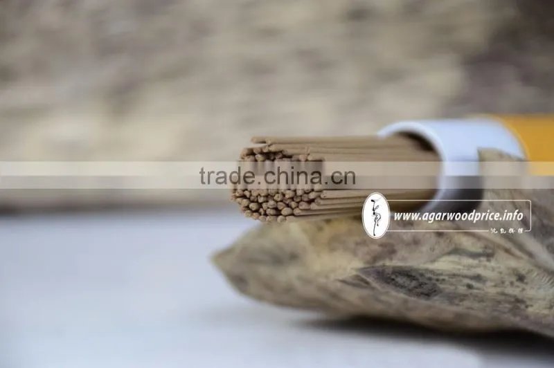 Agarwood incense without sticks in yellow cylinders - 100% Agarwood powder
