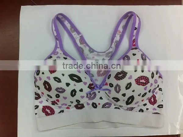 Race back custom yoga sports bra new design 2016
