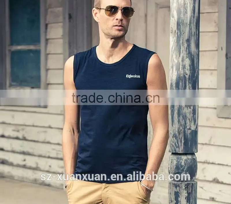 Wholesale cheap American style black running men vest