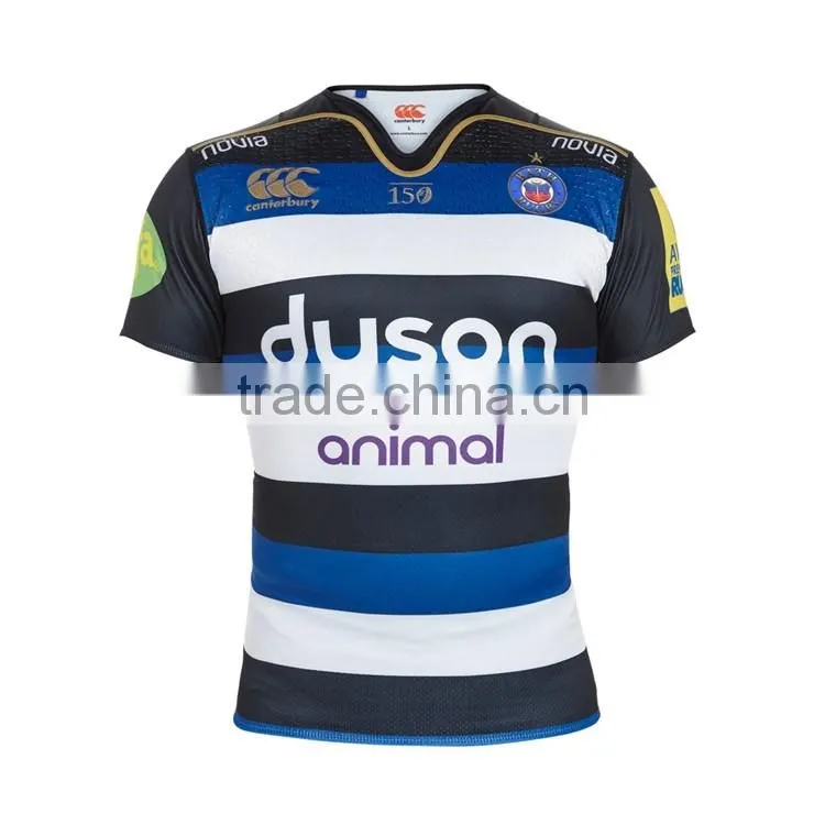 super rugby jerseys with OEM artwork, sublimation printing any colors for rugby shirt
