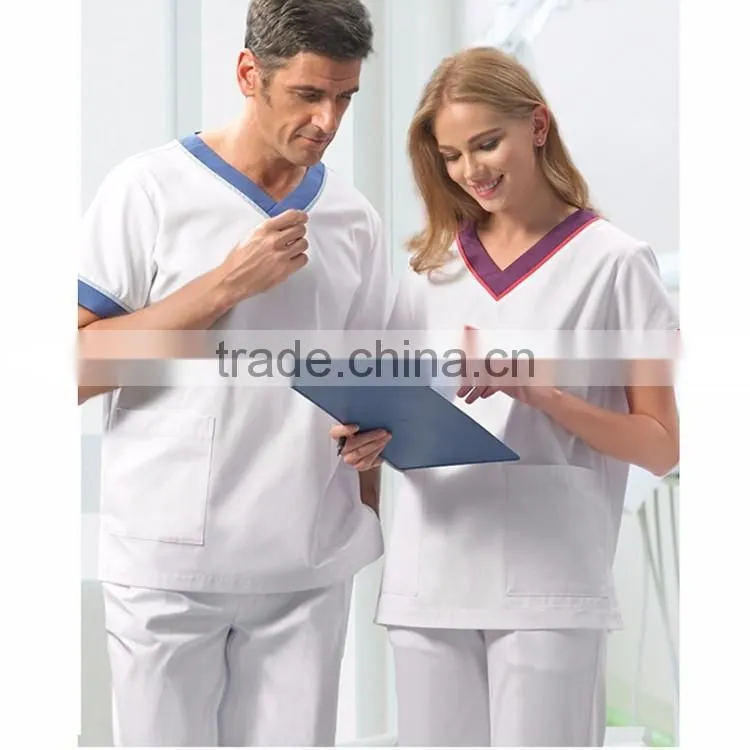 OEM/ODM Fashion Design Medical Suit Lab Coat Hospital Slim Fit Medical Scrub Uniforms
