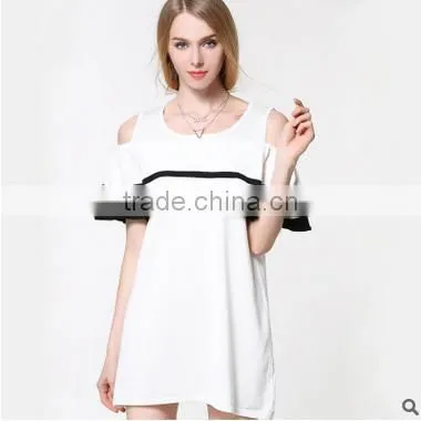 F20002A EUROPEAN STYLE ONE PIECE DRESS WOMEN SUMMER DRESS