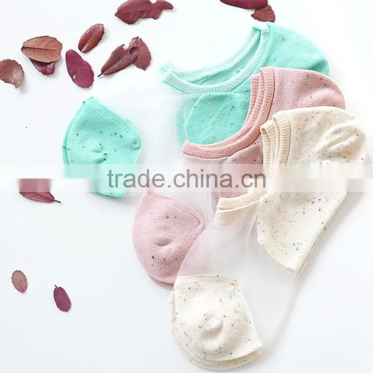 WS-29 Lace Crystal Silk boat socks Cat cotton Sexy for Women Short Socks Afterwards Brand Quality Women Socks