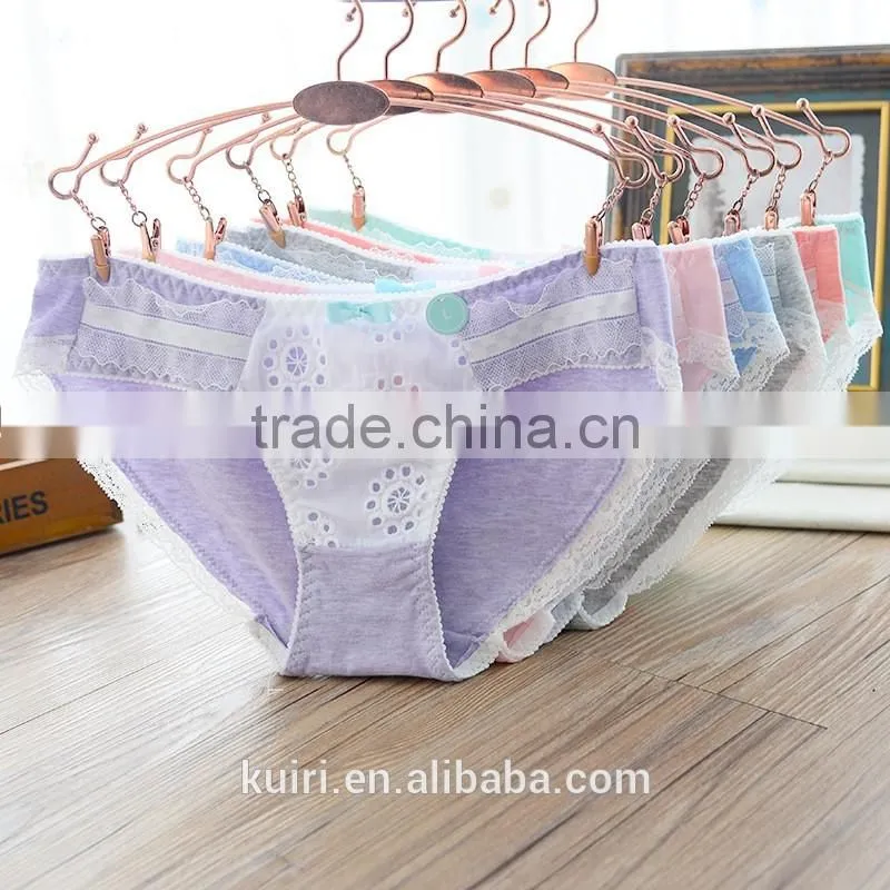 2017 cheap Popular Comfortable Lovely Super Hot Saxy Girls Panty cute briefs underwear 10A