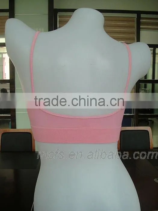 Seamless women's sports tanktop sexy bra
