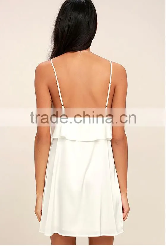 New design Summer Ladies Women's Sexy Slit Irregular Party Maxi Dress
