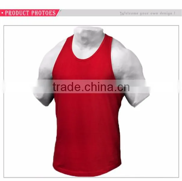 Factory Wholesale Stringer Tank Top Mens Gym Tank Top Best Vest For Men