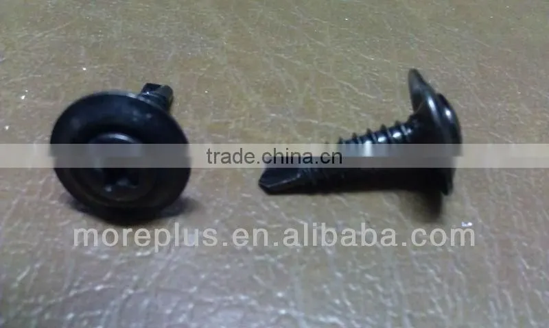 Made in Taiwan Steel Stainless Steel Copper TRIM OVAL HEAD PHIL WITH SPECIAL WASHERSELF DRILLING SCREW