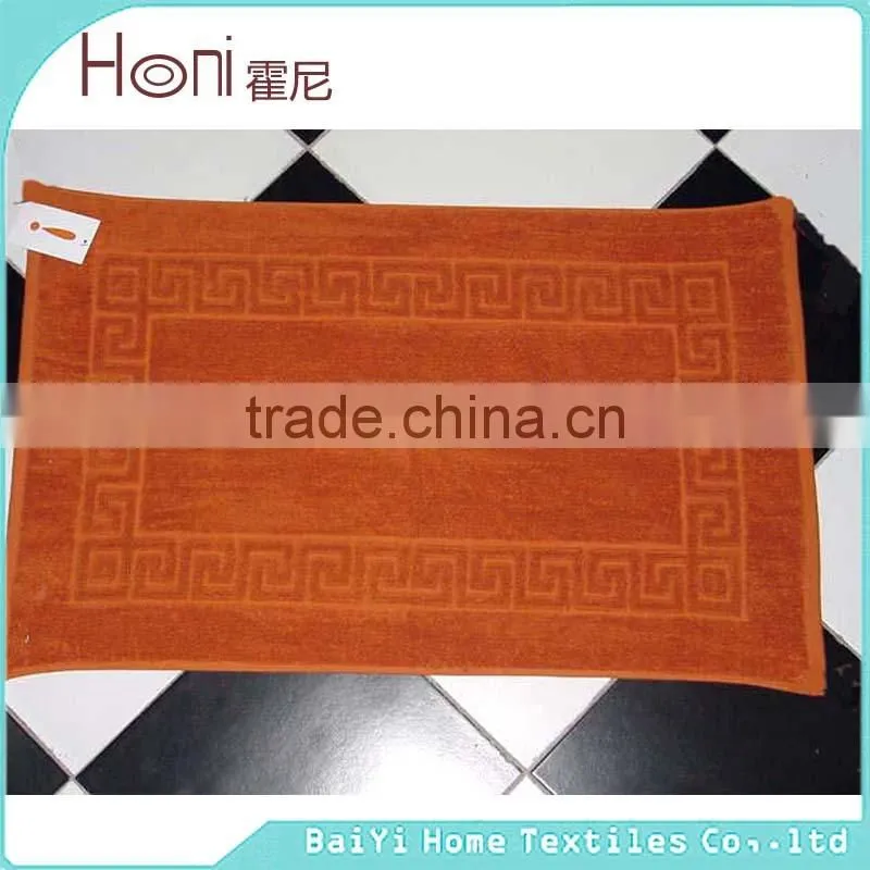 plain dyed luxury terry fashion door mat