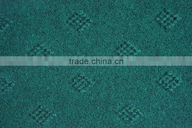 nonwoven polyester single Velour Jacquard carpet
