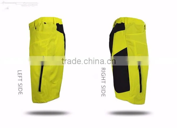 Men summer Cycling Shorts Downhill MTB Shorts Quick Dry Outdoor Bicycle with Belt Patchwork Breathable ridding Shorts
