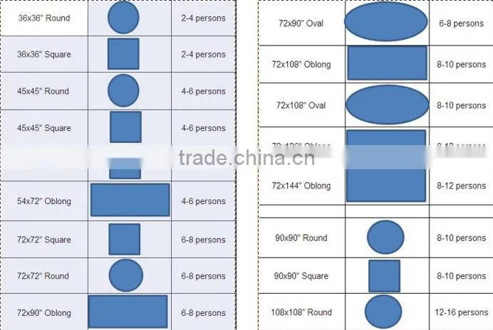 36" square hot sale polyester printed wedding table cloth