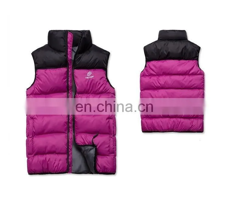 Womens winter warm padded vest jacket
