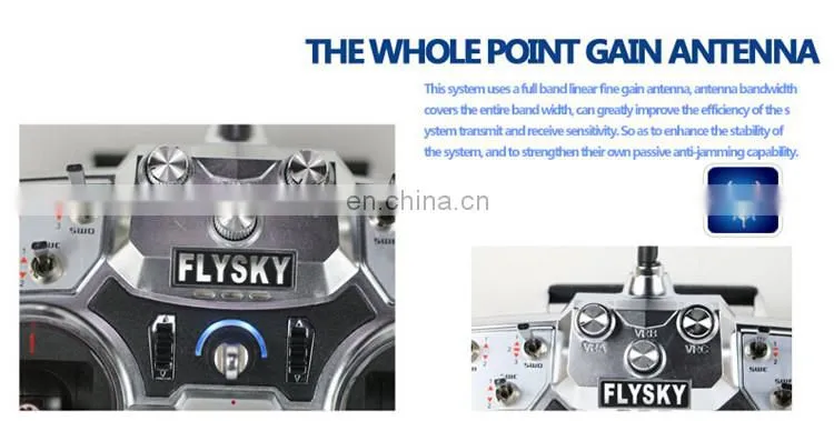 Latest Flysky FS-i10 2.4G 10CH Transmitter Receiver For RC Helicopter Multirotor