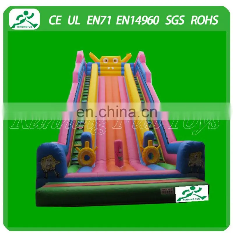 Commercial inflatable cartoon slide, inflatable toys slide for adults and kids