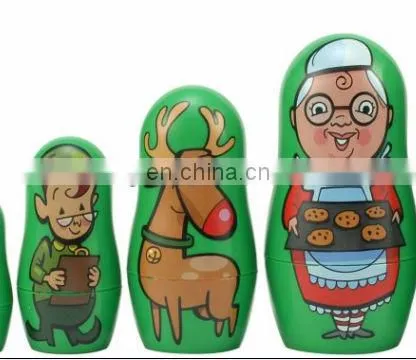 Handmade Wooden Chinese bridegroom nesting Doll for sale
