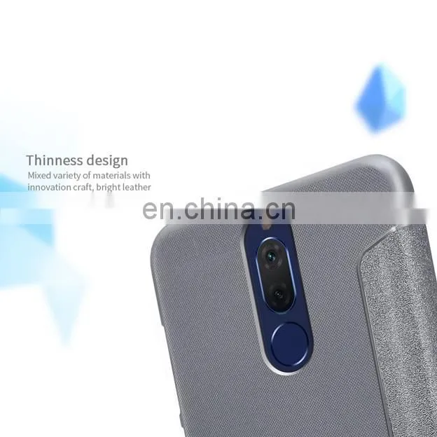 Ultrathin PU Leather + PC Cover Phone Case for Huawei Mate 10 Lite