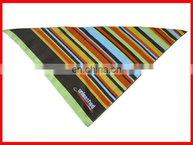 Mass customization printing pet pet scarves cotton cute logo bandanna
