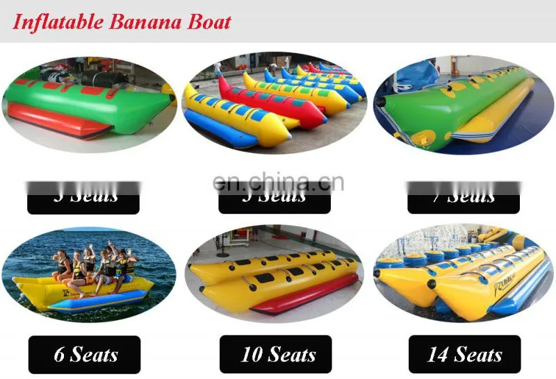 10 seat summer water toys inflatable banana boat