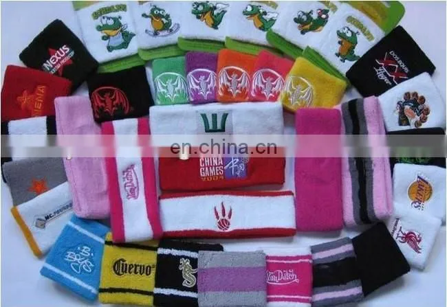 outdoor sports custom sweatband wristband