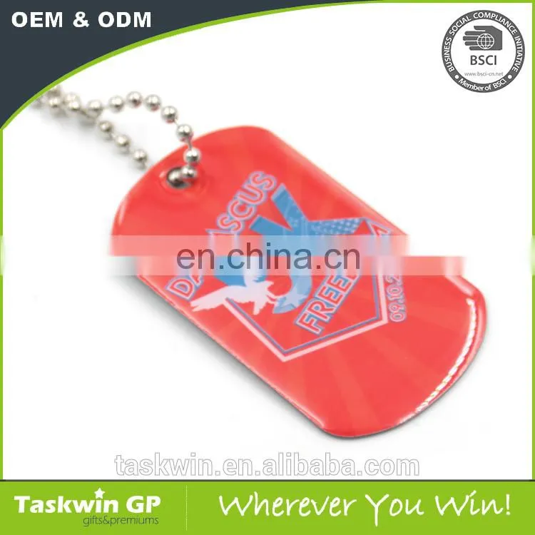 Custom 5K printed dog tag with epoxy from China manufacturer