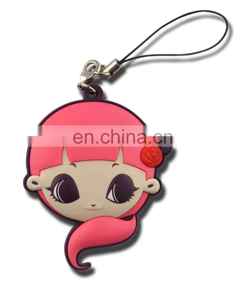 Custom bespoke rubber key chain supplier