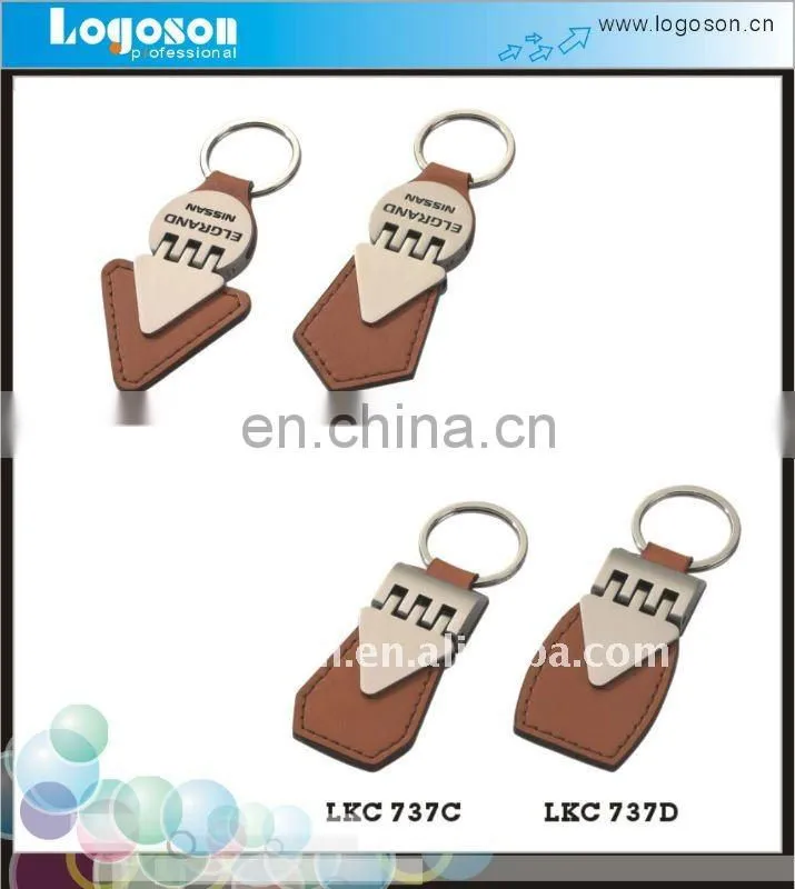 custom decoration promotion items design usa flag leather key chains