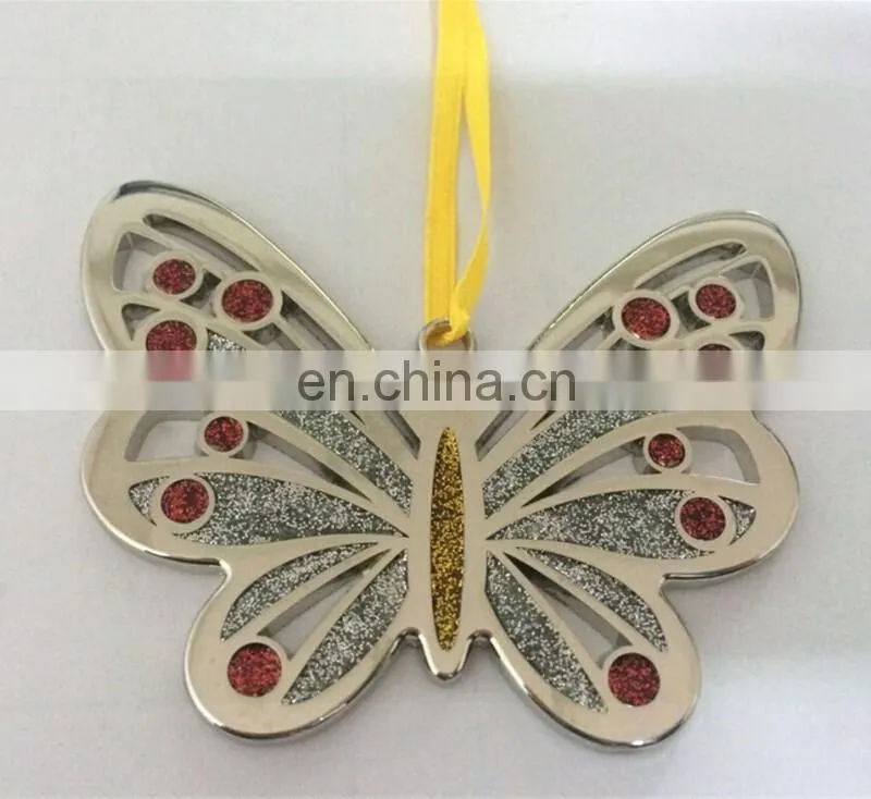 gold metal leaf christmas ornaments 2016