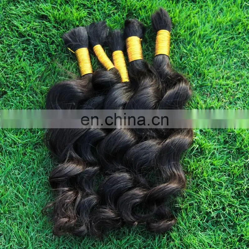 8A Grade Virgin Eurasian Deep Wave Hair Braiding Bulk Human Hair Curly Human Hair