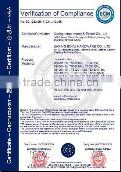Hot sale high quality econimic type 3T Hydraulic bottle jack
