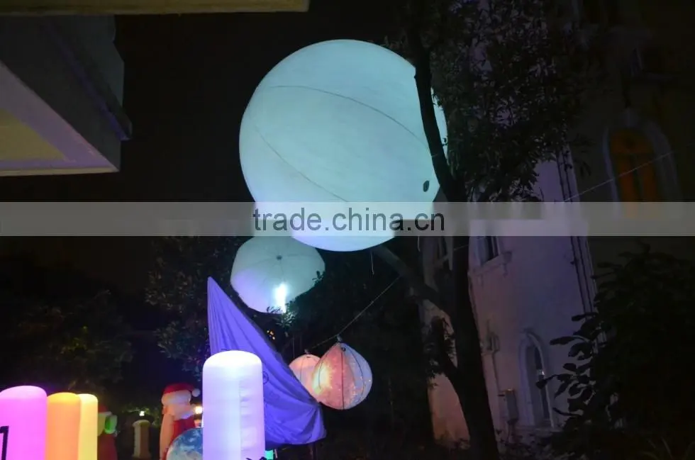 2016 advertising inflatable led balloons