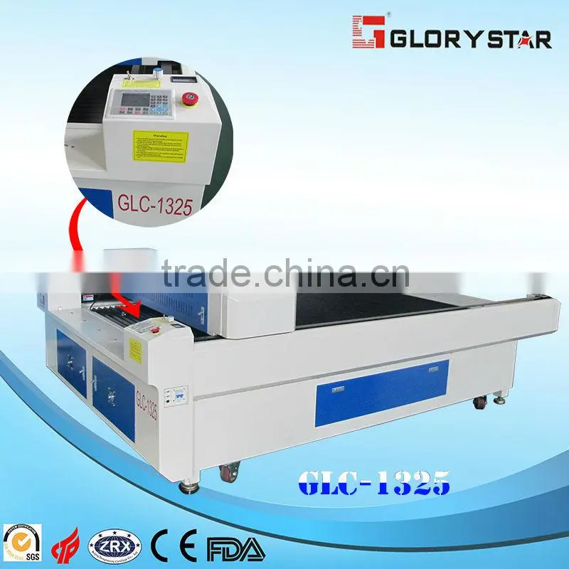 Hotsale Leather/ Fabric / Textile / Garment Nonmetal Material Large Size Laser Cutting Machine Price/laser engraver (GLC-1325)