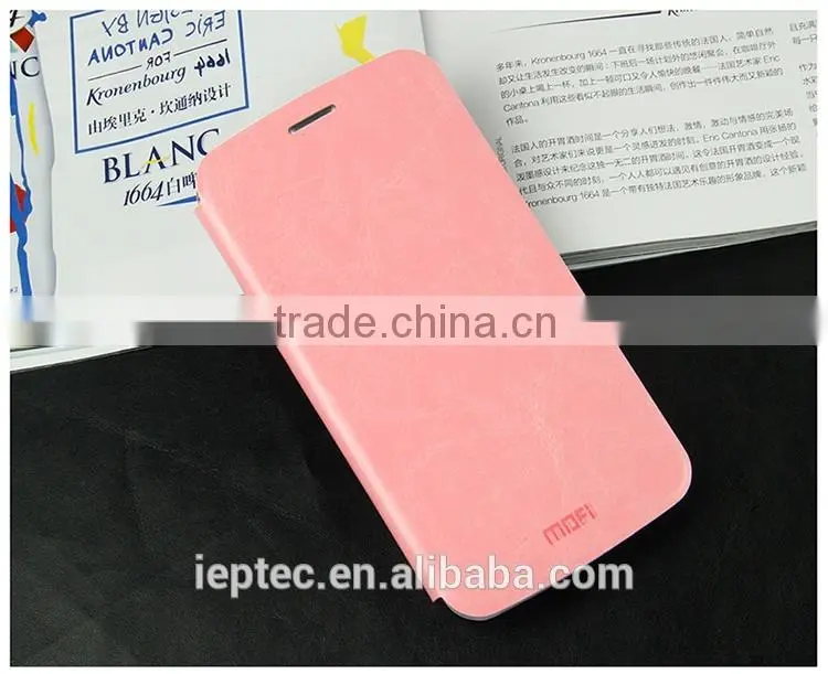MOFi Case Housing for Huawei Ascend G730, Celular Phone Coque Flip Leather Back Cover for Huawei G730