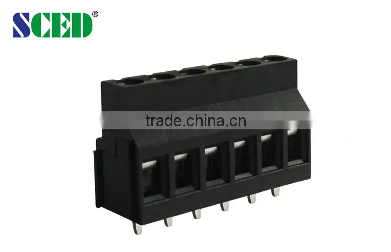 Pitch 5.0mm PCB Euro Screw Terminal Blocks With Raising Clamp
