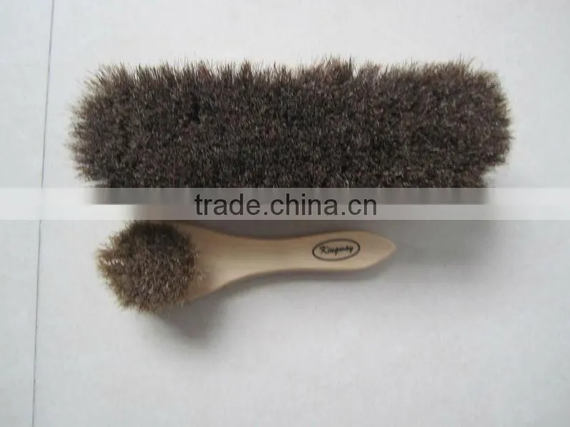 shoe brush 100%horse hair