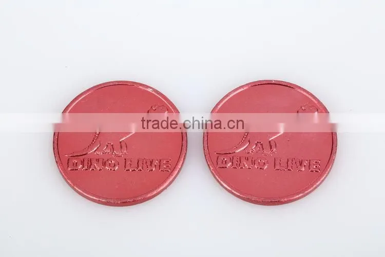Top grade Trade Assurance novelty grooved token