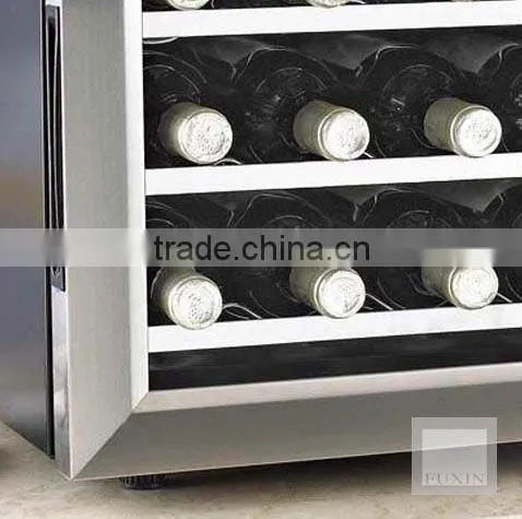 FUXIN:JC-28EW.Glass Door wine cooler/Desktop cooler/Table wine fridge with 12Bottles.