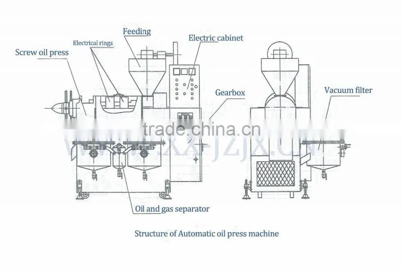Flaxseed oil press automatic screw oil press
