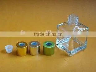 Aluminum silver collar for aroma glass bottle
